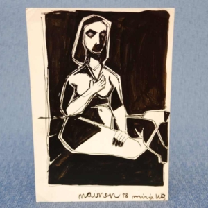 Mirja Vännin nuoruudentyö vuodelta 1958