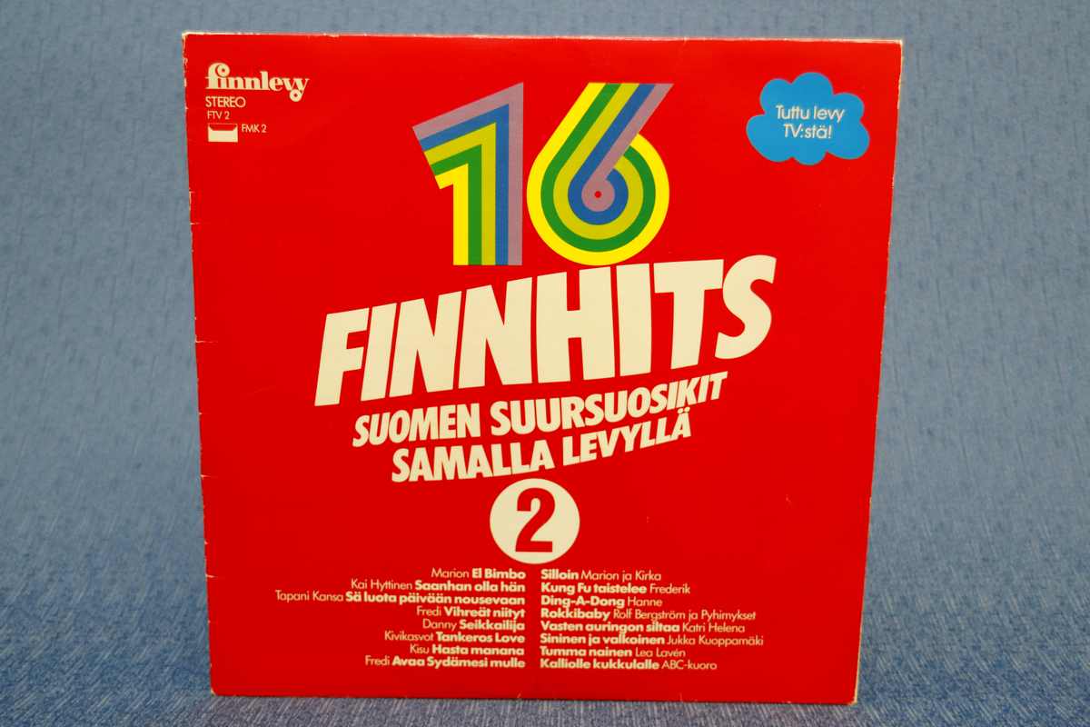 16 Finnhits 2 lp-levy