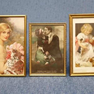 Valokuvakehykset vintagehenkiset 3 kpl