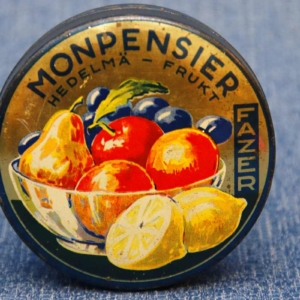 Pieni Monpensier peltirasia Fazer 1930-luku