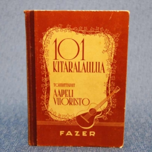 101 kitaralaulua laulukirja