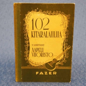 Vanha laulukirja 102 kitaralaulua