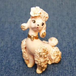 Vanha posliinikoira made in Japan
