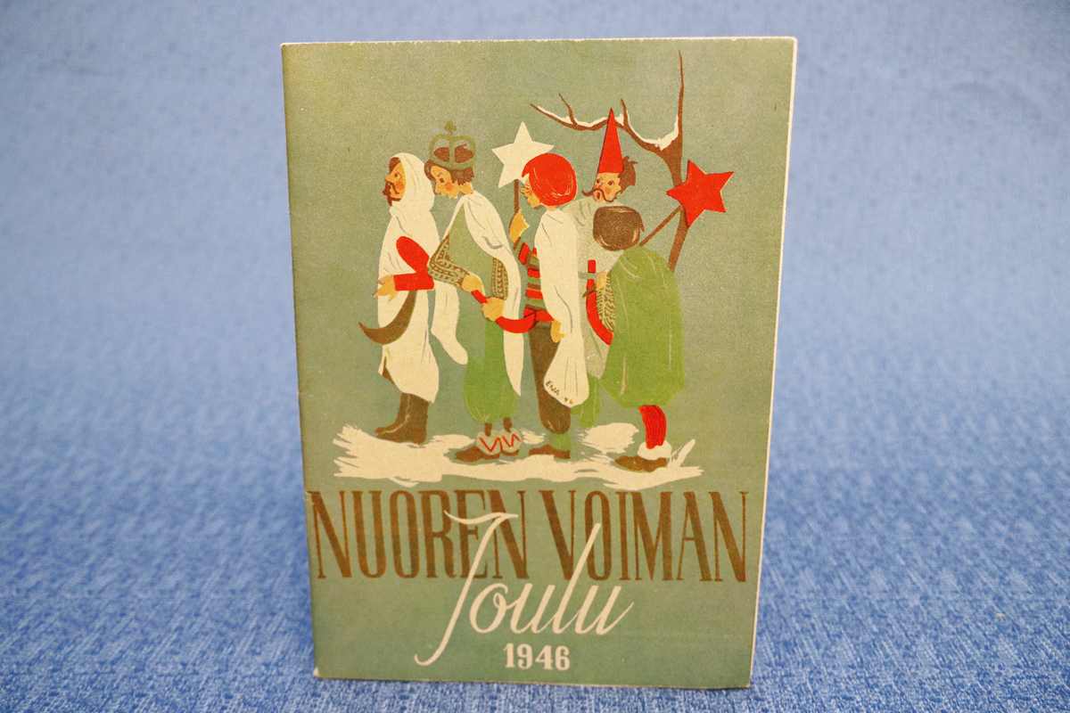Vanha joululehti Nuoren voiman joulu 1946